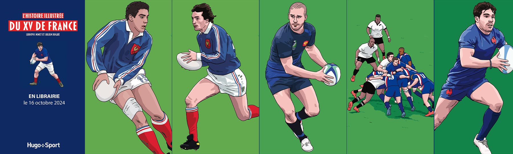 illustrations rugby xv france julien dugue