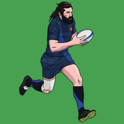 illustration equipe france rugby