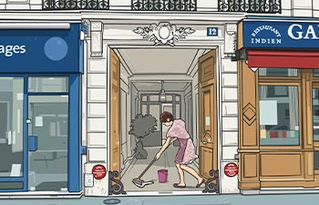 illustration canal saint martin
