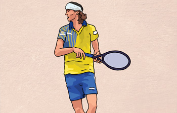 Dessin sport tennis